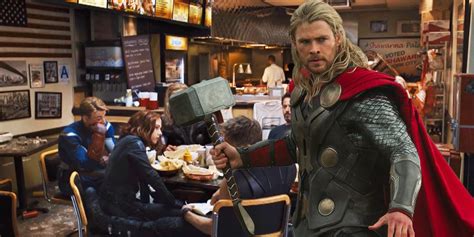 Thor Referenced The Avengers Shawarma Scene In Endgame Avengers