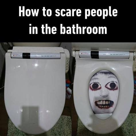 How To Scare People In The Bathroom Funny Pranks For Kids Funny