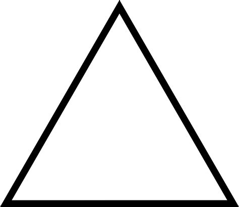Triângulo Formas Png