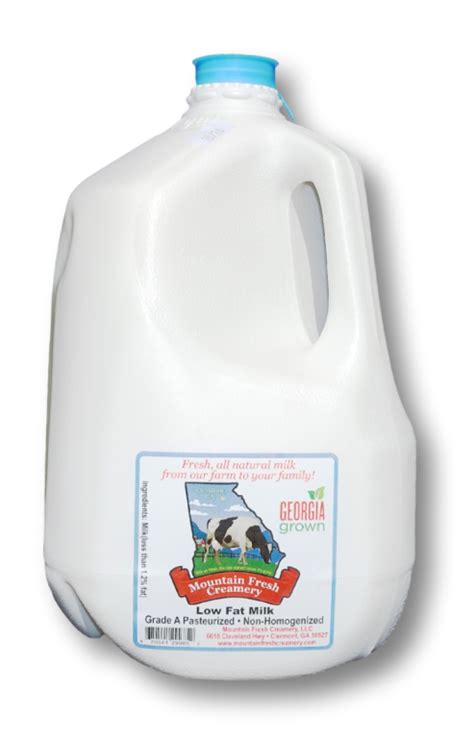 Mountain Fresh Creamery Low Fat Milk Gallon The Tin Roof Country