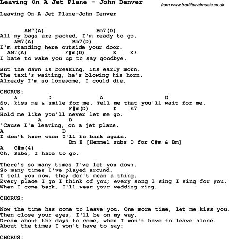Leaving on a jet plane chord progression. Pin on Uke and Me