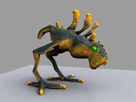 Cartoon Monster 3d Model 3ds Max Files Free Download Modeling 19532
