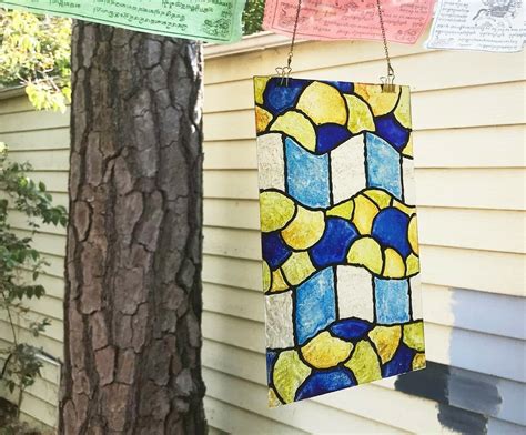 Diy Stained Glass Craft · How To Make A Sun Catcher · Decorating On