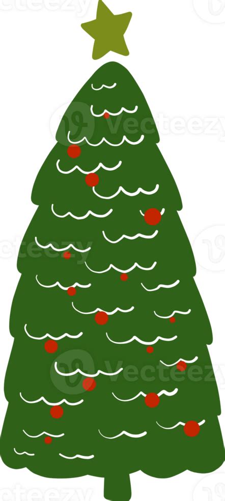 Christmas Tree Illustration Isolated 30725661 Png
