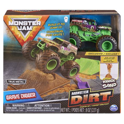 This website is a fansite! Monster Jam, Grave Digger Monster Dirt Starter Set with ...