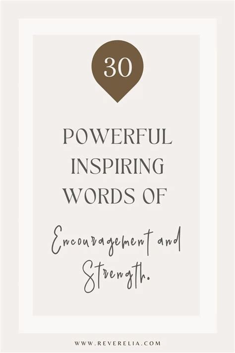 30 Powerful Inspiring Words Of Encouragement And Strength 2 In 2021