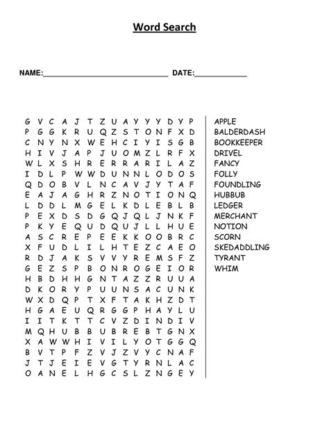 9 Best Images Of Word Scramble Printable Worksheets Adults