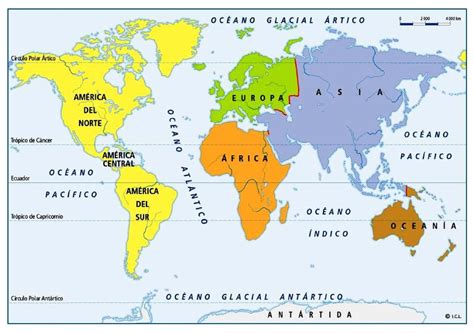 Borde Sin Valor De Dios Continentes En Mapa Planisferio Capa Edred N