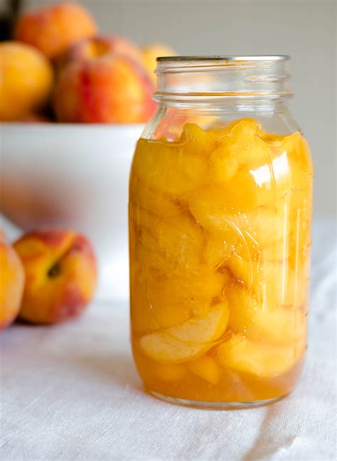 Easy Canned Peaches Seasoned With Sunshine