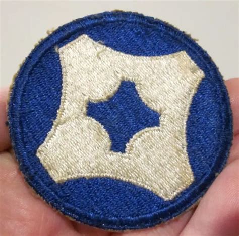 World War Ii Us Army 4th Service Command Ssi Patch ~2 12 Snow Back No Glow 1299 Picclick