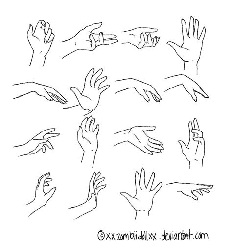 Hand Study By Xxzombiidollxx On Deviantart