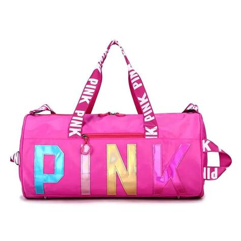 Pink Duffle Bags Etsy