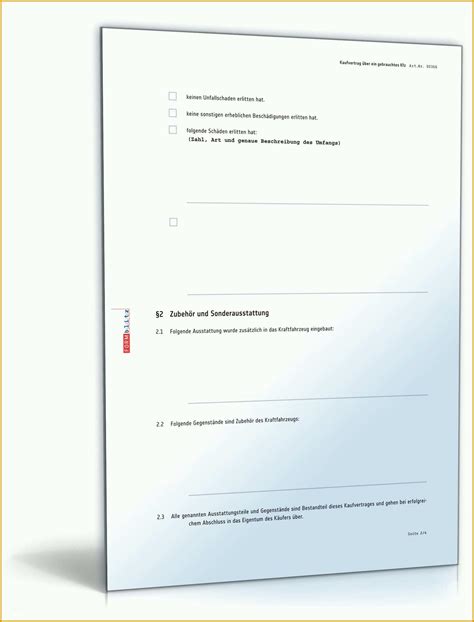 Muster sofort zum download als pdf und word. Ideal Kfz Kaufvertrag Privatverkauf | Kostenlos Vorlagen und Muster.