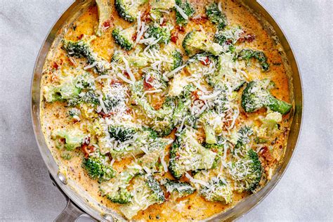 Creamy Garlic Parmesan Broccoli Recipe With Bacon Creamy Broccoli