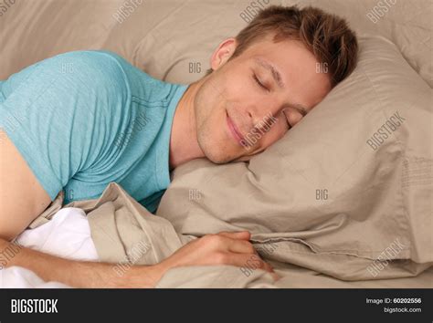 Young Man Peacefully Image And Photo Free Trial Bigstock