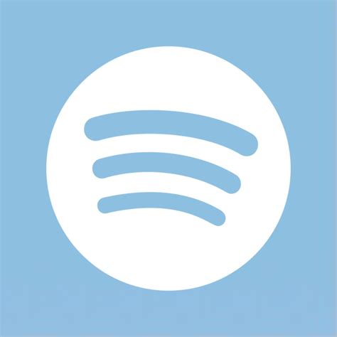 Light Blue Spotify App Icon Artofit