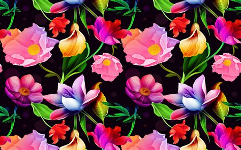 Colorful Flowers Wallpaper For Widescreen Desktop Pc 1920x1080 Full Hd