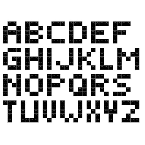 Bulletin Board Letters Printable Pixel Art Letters And Numbers