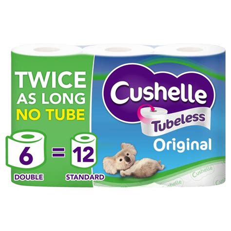 Cushelle Tubeless Toilet Tissue Double Rolls Morrisons
