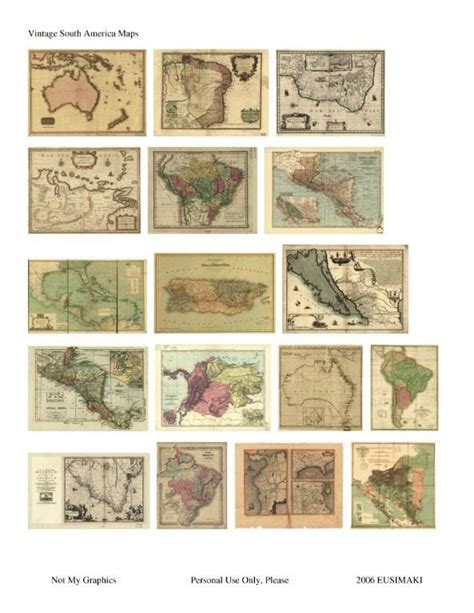 Printable Miniature Maps