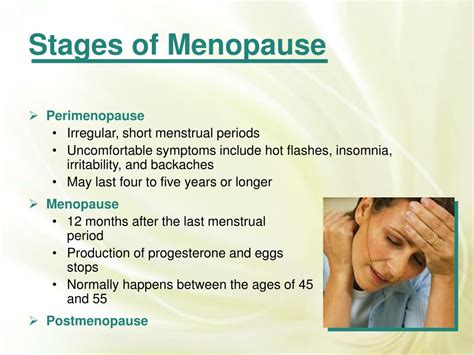 Ppt Stages Of Menopause Powerpoint Presentation Free Download Id4768420