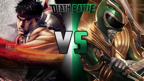 green ranger vs ryu death battle edition by simbiothero on deviantart