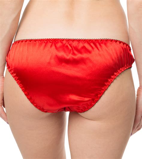 Luxury Satin Frilly Sissy Panties Bikini Knicker Underwear Briefs Size Ebay
