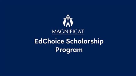Magnificat Edchoice Scholarship Program Youtube