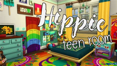 Hippie Teen Room Sims 4 Speed Room Build Parenthood Game Pack Youtube