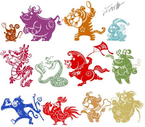 Other popular chinese cartoon characters include pi pilu and lu xixi of the pi pilu's story series, the monkey king of the havoc in heaven among other characters. character of Chinese zodiac by benryyou on DeviantArt