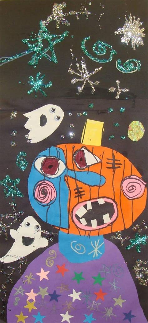 Picasso Halloween Halloween Art Projects School Art Projects Art