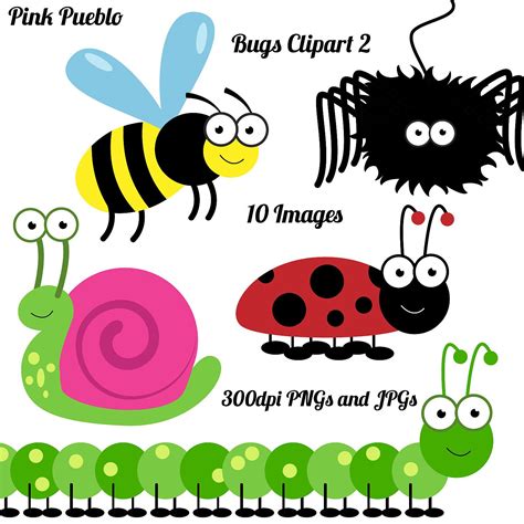 Bugs Clipart Clip Art Insects Clipart Clip Art Vectors