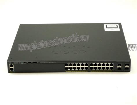 24 Port Fiber Optic Switch Ethernet Switch Sfp Cisco Ws C2960x 24ps L