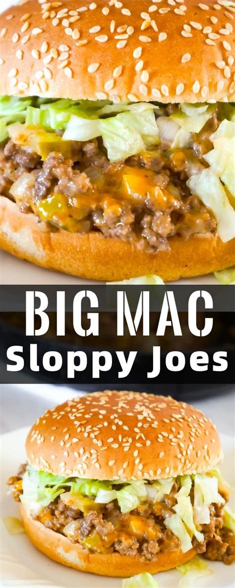 Sloppy joe mac 'n cheese. Big Mac Sloppy Joes are delicious ground beef sandwiches ...