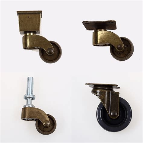 What kind of caster do you need for a dining table? European Antique 10PCS Universal Furniture Casters Table ...