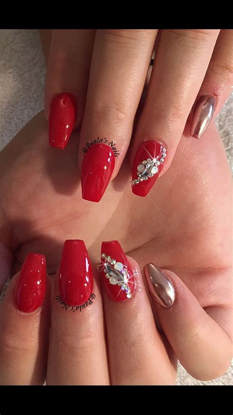 ferrari red nails with design 24 matte red nails ideas successful acrylic and coffin