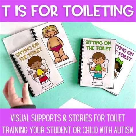 Autism And Pottytoilet Training Visual Supports By Autism Little Learners