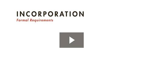 Business Associations Videos Forming A Corporation Quimbee