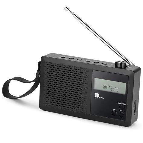 1byone Radio Digitale Portatile Dabfm Radio Con Fm Sveglia Display