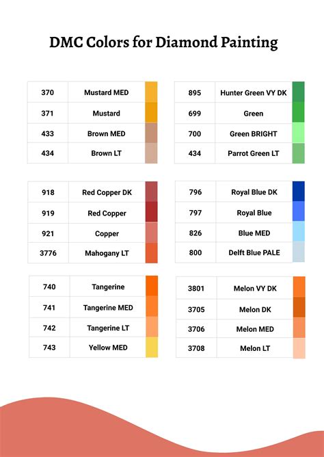 Free DMC Thread Color Chart Illustrator, PDF | atelier-yuwa.ciao.jp