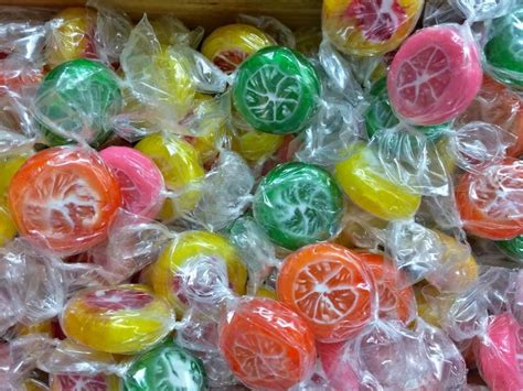 Fruit Flavored Orange Lime Lemonstrawberry Hard Candies Are Tangy