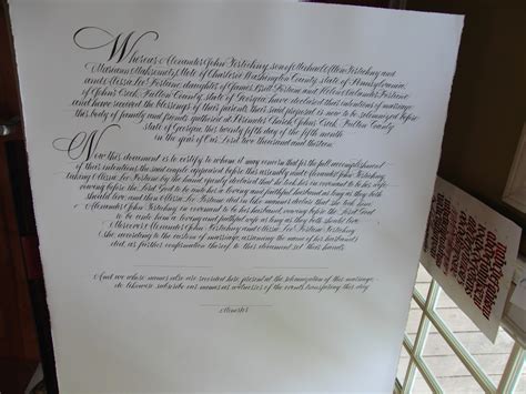 Anne Davnes Elser Quaker Wedding Certificate