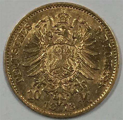 1873 D Germany Gold Coin