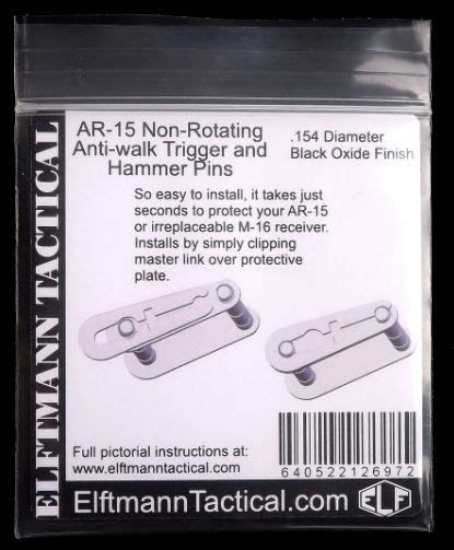 Elftmann Tactical Anti Rotational Anti Walk Pins 43 Star Rating