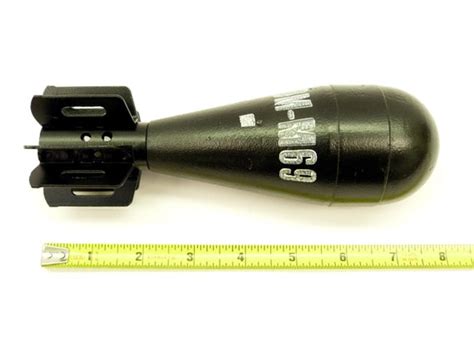 Inert Us 60mm M69 Mortar Training Practice Round Bomb Dummy M2 Etsy