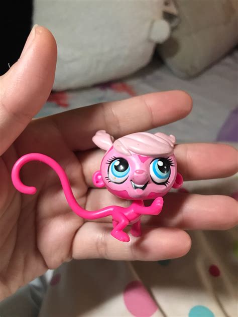 Littlest Pet Shop Pink Monkey Minka Mark Hobbies And Toys Toys And Games