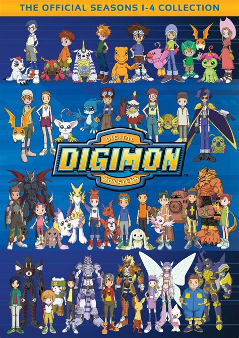 USA Digimon The Official Seasons 1 4 DVD Collection 67 Off Hi Def