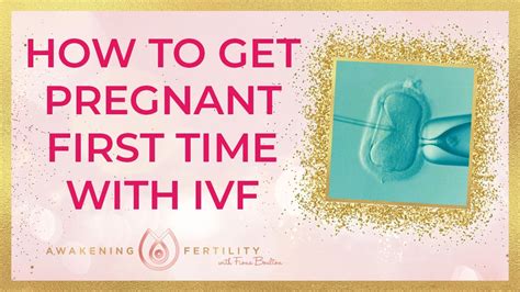 fertile lifestyle success story how to get pregnant first try with ivf without clomid youtube