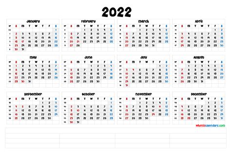 Free Printable Calendar With Holidays 2022 Printable Calendar 2021