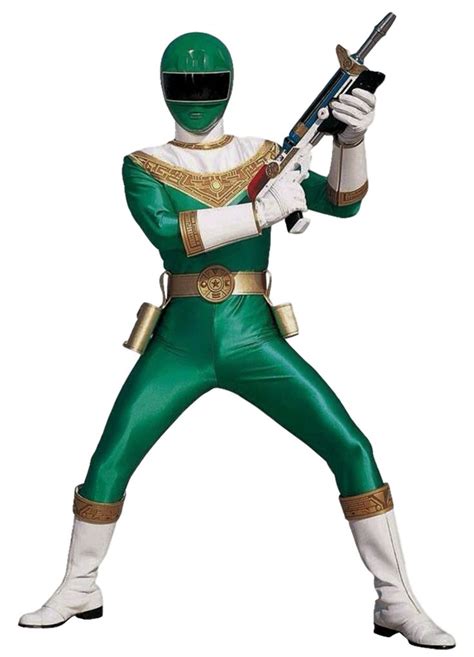 Zeo Green Ranger Transparent By Camo Flauge Power Rangers Green